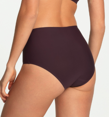 Seamless Wonder Panty High Waist Dark Plum