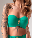 Diani Green Strapless Swim Top