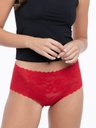 [61082200] Seamless Wonder Lace Red High Waist Panty (XL)