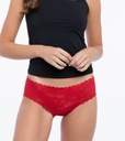 [61082200] Seamless Wonder Lace Red Panty (XL)